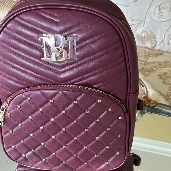 Badgley Mischka | Bags | Badgley Mischka Burgundy Quilted  display picture 3